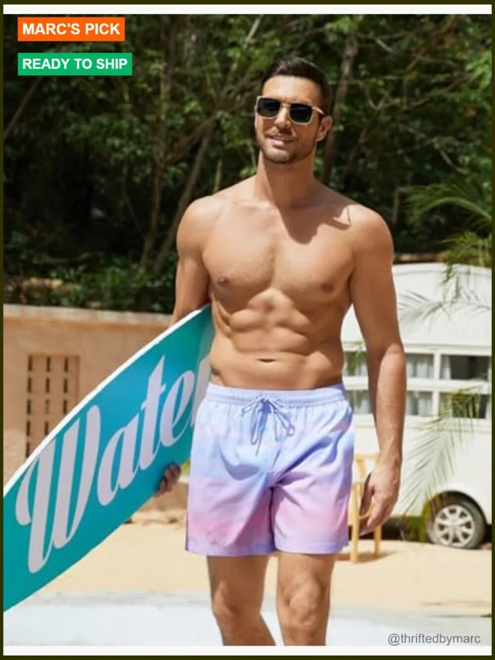 Men's Swim Trunks with Mesh Lining Quick Dry Board Shorts 7/9 inch Pockets
